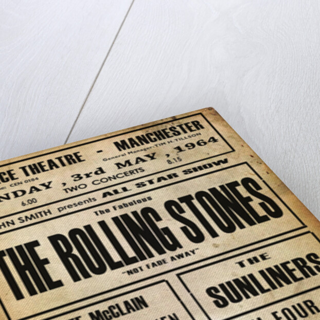 Rolling Stones Palace Theatre Poster by Rokpool