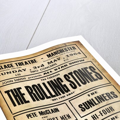Rolling Stones Palace Theatre Poster by Rokpool