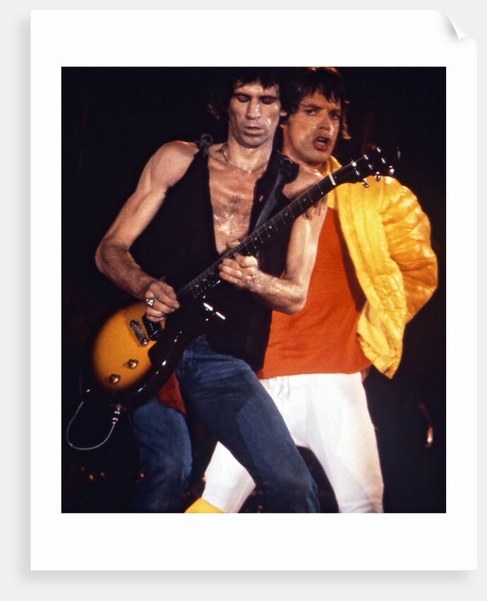 Rolling Stones - Mick Jagger and Keith Richards by L. Paul Mann