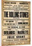 Rolling Stones Palace Theatre Poster by Rokpool
