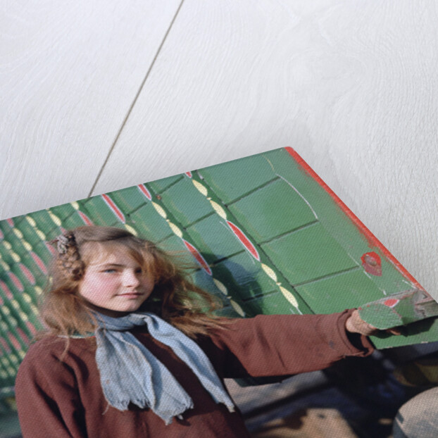 Gipsy girl, member of the Vincent family, Charlwood, Newdigate area, Surrey, 1964 by Tony Boxall