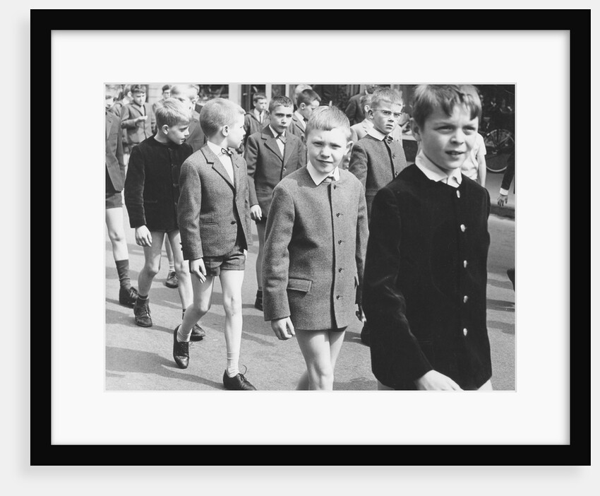 Boys in uniform, c1960s by Tony Boxall