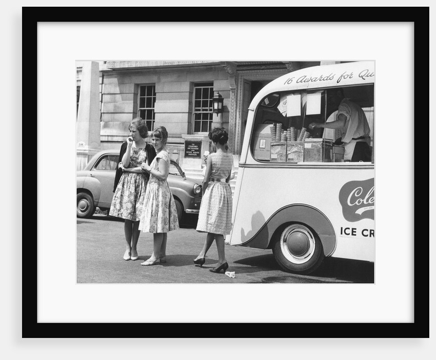 Young women by an ice cream van, c1960 by Tony Boxall