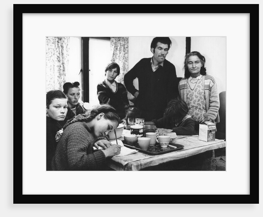 Roadside gipsy family re-housed, 1960s by Tony Boxall