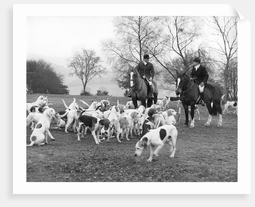 Surrey Union fox-hunters, c1960s by Tony Boxall