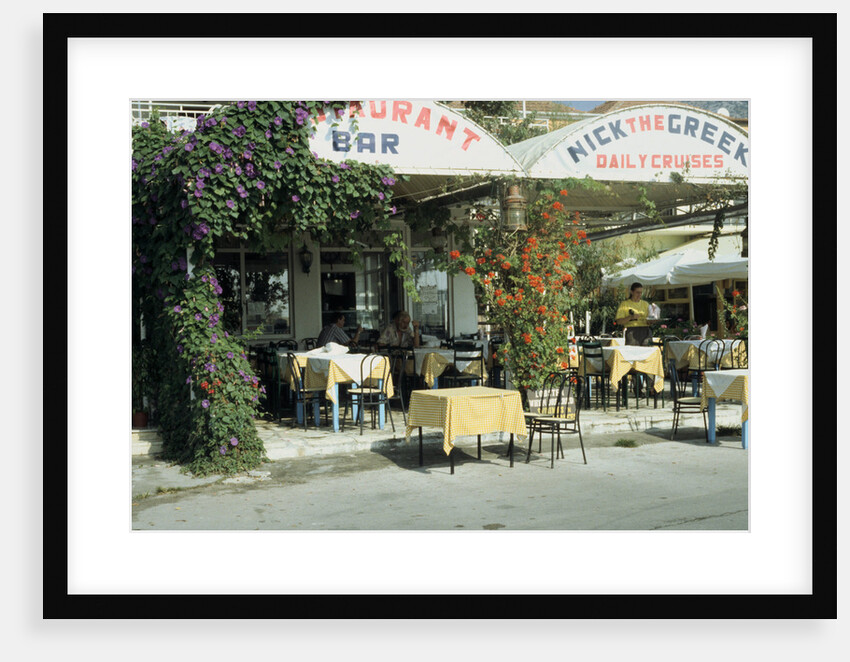 Taverna, Nidri, Levkas, Greece by Tony Boxall