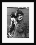 Gipsy girl holding a chicken, 1960s by Tony Boxall