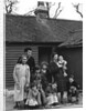 Travelling gipsy family re-housed in a bungalow, Beare Green, Surrey, 1964 by Tony Boxall