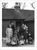 Travelling gipsy family re-housed in a bungalow, Beare Green, Surrey, 1964 by Tony Boxall