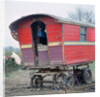 Caravan of the Vincent family, gipsies, Charlwood, Newdigate area, Surrey, 1964 by Tony Boxall