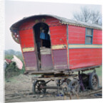 Caravan of the Vincent family, gipsies, Charlwood, Newdigate area, Surrey, 1964 by Tony Boxall