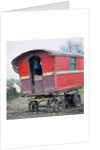 Caravan of the Vincent family, gipsies, Charlwood, Newdigate area, Surrey, 1964 by Tony Boxall