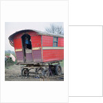 Caravan of the Vincent family, gipsies, Charlwood, Newdigate area, Surrey, 1964 by Tony Boxall