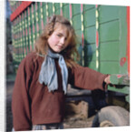 Gipsy girl, member of the Vincent family, Charlwood, Newdigate area, Surrey, 1964 by Tony Boxall