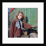 Gipsy girl, member of the Vincent family, Charlwood, Newdigate area, Surrey, 1964 by Tony Boxall