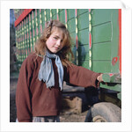 Gipsy girl, member of the Vincent family, Charlwood, Newdigate area, Surrey, 1964 by Tony Boxall