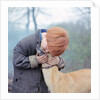 Gipsy boy with a dog, Charlwood, Newdigate area, Surrey, 1964 by Tony Boxall