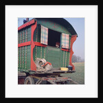 Gipsy caravan belonging to the Vincent family, Charlwood, Newdigate area, Surrey, 1964 by Tony Boxall