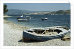 Harbour, Ligia, Levkas, Greece by Tony Boxall