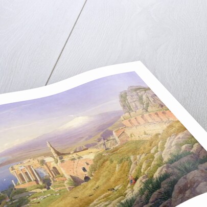 Taormina, Sicily, 1876 by William J. Ferguson