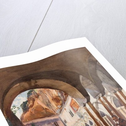 Cloisters at Amalfi, with additions by Prince Luigi Maria di Borbone, 1855 by Giacinto Gigante