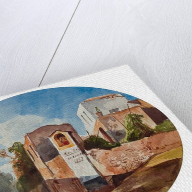 Roadside shrine, with additions by a Borbone pupil, 1853 by Giacinto Gigante