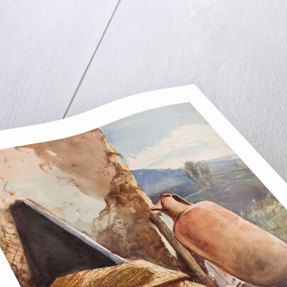 Baskets and amphora, with additions by Prince Alfonso Maria di Borbone by Giacinto Gigante