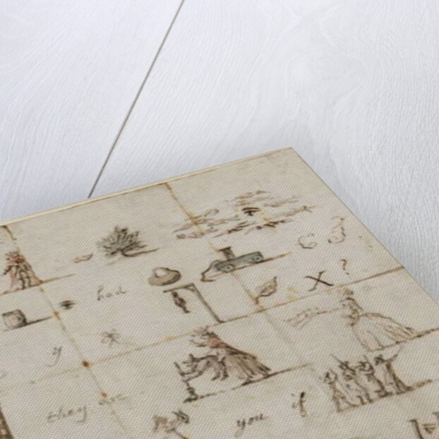 Pictogram letter by Henry William Bunbury