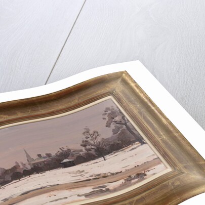 Winter Dusk: Kensington Palace, 1991 by Richard Foster