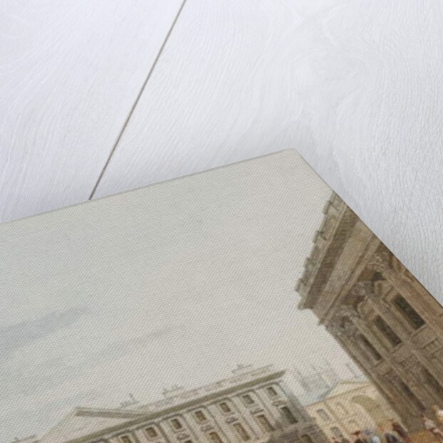 Peckwater Quad looking East, Christ Church, Oxford, 1850 by George Pyne