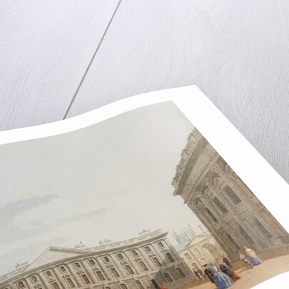 Peckwater Quad looking East, Christ Church, Oxford, 1850 by George Pyne