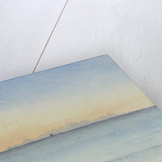 Corsica from San Remo at Sunrise, 7.30 am 26th Nov, 1877 by George Douglas Tinling