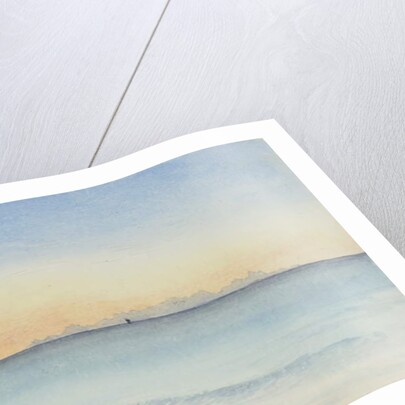 Corsica from San Remo at Sunrise, 7.30 am 26th Nov, 1877 by George Douglas Tinling