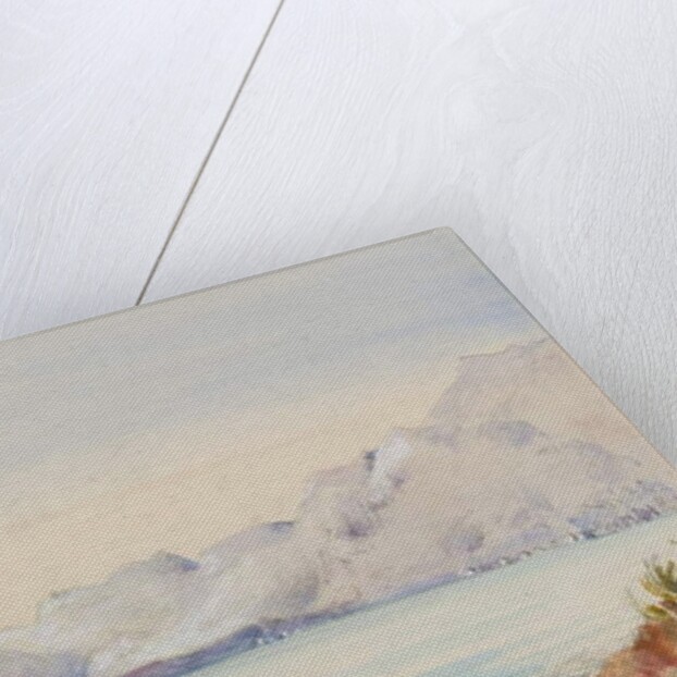 From ye station at Bordighera, looking West, 25th February 1878 by George Douglas Tinling