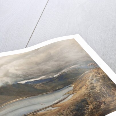North Wales, possibly a stretch of the Ffestiniog railway by Bernard Walter Evans