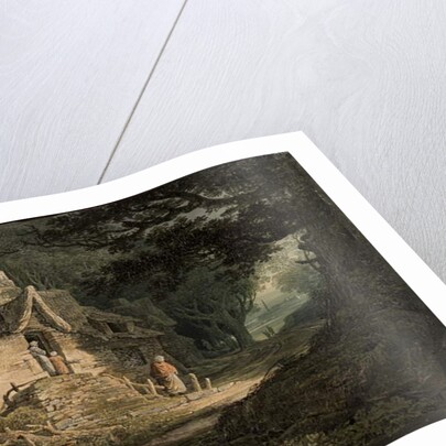 A Cottage by a Woodland Path, 1797 by William Payne