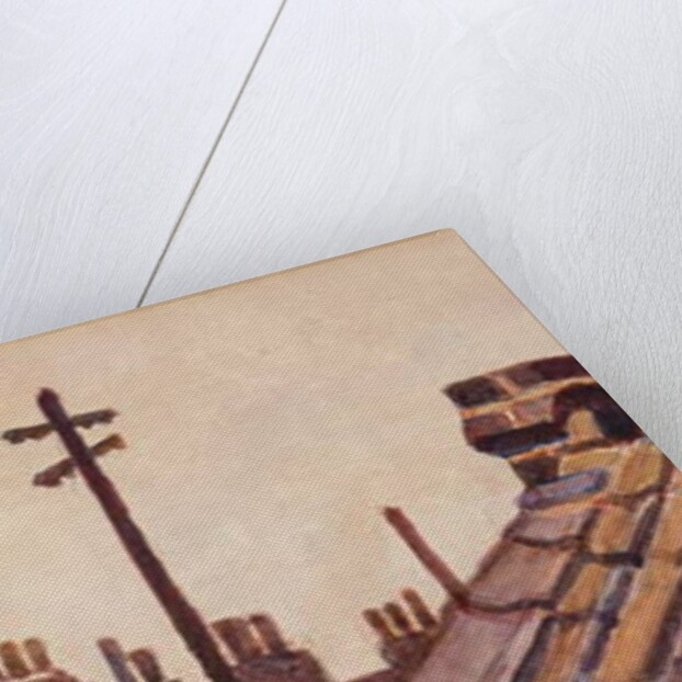 Roof-tops from Rounton Road, c.1930 by Henry Silk