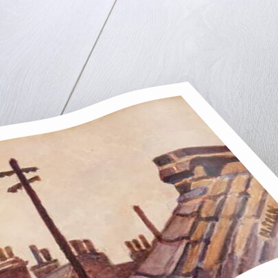 Roof-tops from Rounton Road, c.1930 by Henry Silk