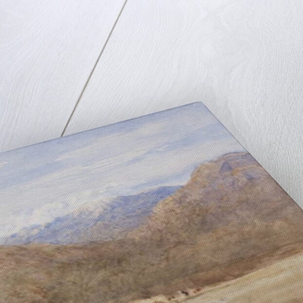 Cader Idris and Mynydd Moel from a meadow on the Mawwdach near Dolgellan, c.1840 by David Cox