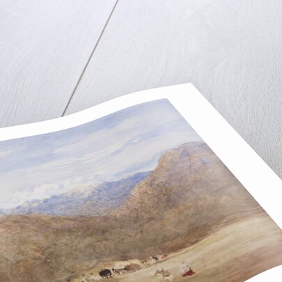 Cader Idris and Mynydd Moel from a meadow on the Mawwdach near Dolgellan, c.1840 by David Cox