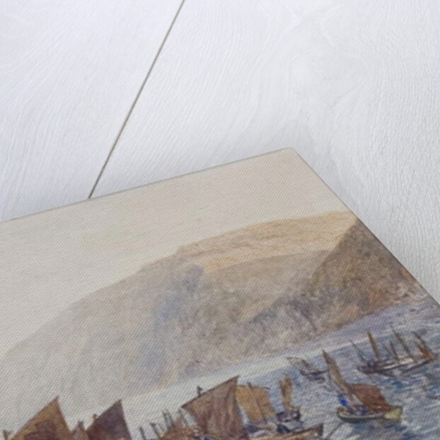 Clovelly Harbour by Alfred William Hunt