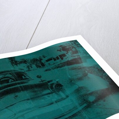 Abstract green car, 2014 by David Studwell