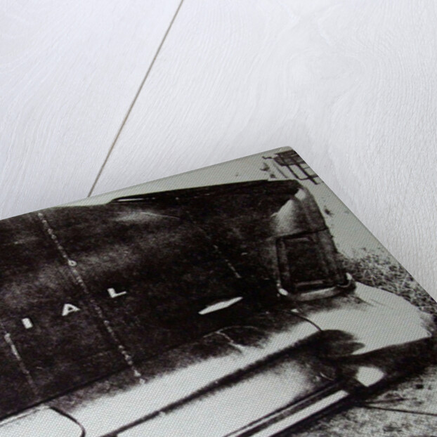 Black and white car, 2014 by David Studwell