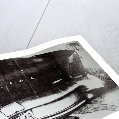 Black and white car, 2014 by David Studwell