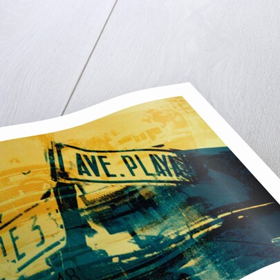 Green and Yellow Street Sign, 2012 by David Studwell