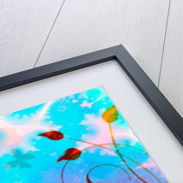 Turquoise Sea/Sky with Butterflies, 2014 by AlyZen Moonshadow