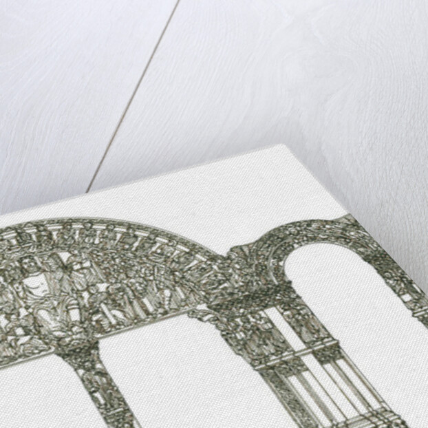 Portico de la Gloria. Santiago de Compostela Cathedral, Spain by Fernando Aznar Cenamor