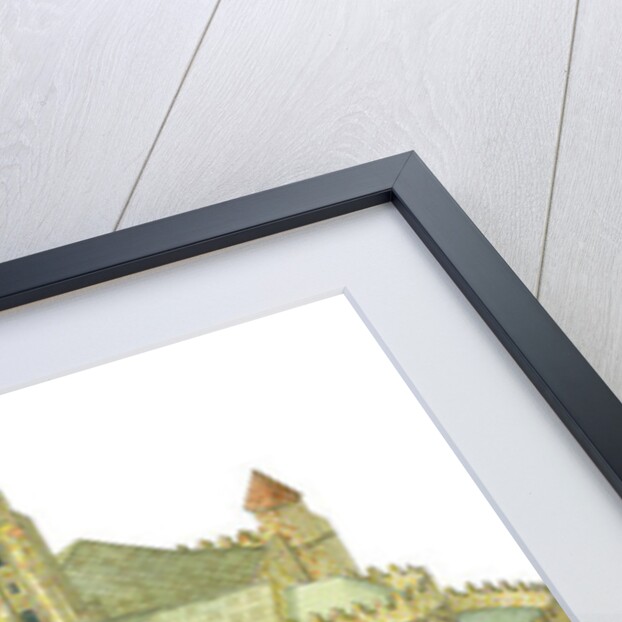 Santiago de Compostela Romanesque Cathedral. Reconstruction. Spain by Fernando Aznar Cenamor