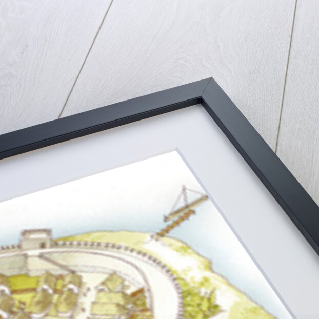 Greece. Polis 8th century. Reconstruction by Fernando Aznar Cenamor