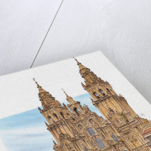 Santiago de Compostela. Western façade. Spain, 2014 by Fernando Aznar Cenamor